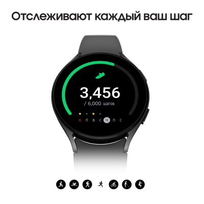 Смарт-часы Samsung Galaxy Watch 5 Графит купить по привлекательной цене 15 900 ₽ - вид 21 миниатюра