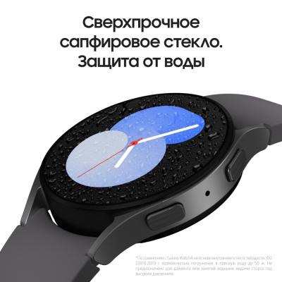 Смарт-часы Samsung Galaxy Watch 5 Графит купить по привлекательной цене 15 900 ₽ - вид 29 миниатюра