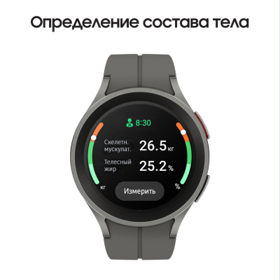 Смарт-часы Samsung Galaxy Watch 5 титан серый купить по привлекательной цене 23 500 ₽ - вид 25 миниатюра