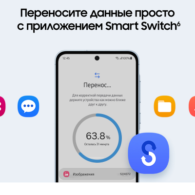 Смартфон Samsung Galaxy A55 8/128 Гб голубой купить по привлекательной цене 37 000 ₽ - вид 21 миниатюра