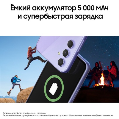 Смартфон Samsung Galaxy A54 6/128 Гб лавандовый купить по привлекательной цене 34 000 ₽ - вид 29 миниатюра