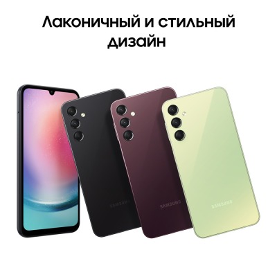 Смартфон Samsung Galaxy A24 4/128 Гб черный купить по привлекательной цене 19 500 ₽ - вид 17 миниатюра