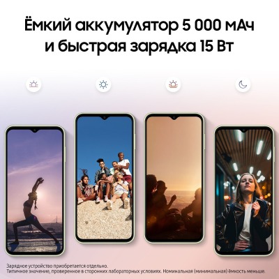 Смартфон Samsung Galaxy A14 4/64 Гб светло-зеленый купить по привлекательной цене 12 500 ₽ - вид 27 миниатюра