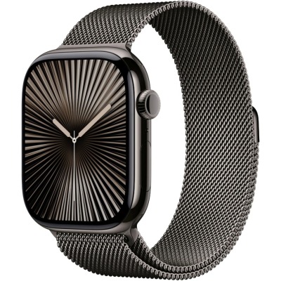 Apple Watch Series 10 серый титан Milanese Loop 46 мм купить по привлекательной цене 178 990 ₽ - вид 1 миниатюра