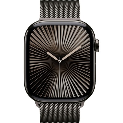 Apple Watch Series 10 серый титан Milanese Loop 46 мм купить по привлекательной цене 178 990 ₽ - вид 3 миниатюра