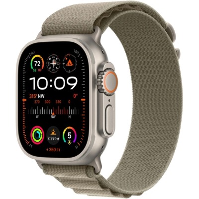 Apple Watch Ultra 2 зеленый титан Alpine Loop 49 мм купить по привлекательной цене 85 990 ₽ - вид 1 миниатюра