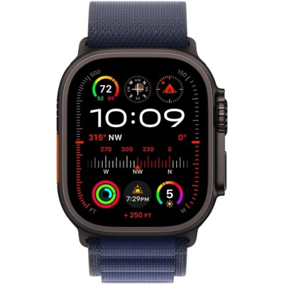 Apple Watch Ultra 2 темно синий титан Alpine Loop 49 мм купить по привлекательной цене 85 990 ₽ - вид 3 миниатюра