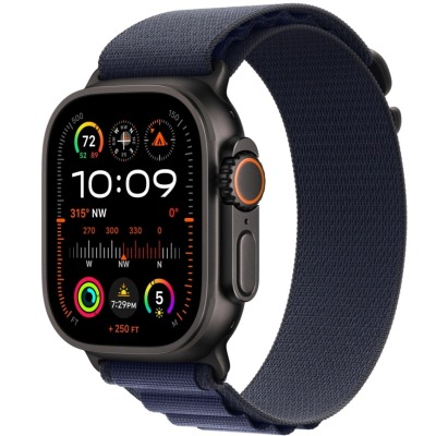 Apple Watch Ultra 2 темно синий титан Alpine Loop 49 мм купить по привлекательной цене 85 990 ₽ - вид 1 миниатюра