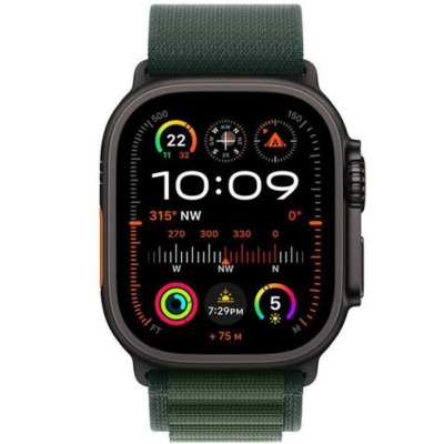 Apple Watch Ultra 2 темно зеленый титан Alpine Loop 49 мм купить по привлекательной цене 85 990 ₽ - вид 3 миниатюра