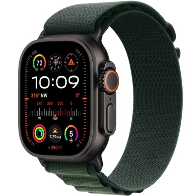 Apple Watch Ultra 2 темно зеленый титан Alpine Loop 49 мм купить по привлекательной цене 85 990 ₽ - вид 1 миниатюра