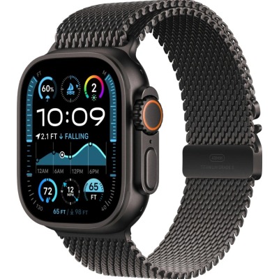 Apple Watch Ultra 2 титан черный Titanium Milanese Loop 49 мм купить по привлекательной цене 108 990 ₽ - вид 1 миниатюра