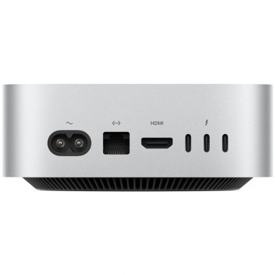 Apple Mac Mini M4 10C 10GPU серебристый 16ГБ/256ГБ купить по привлекательной цене 89 990 ₽ - вид 1 миниатюра